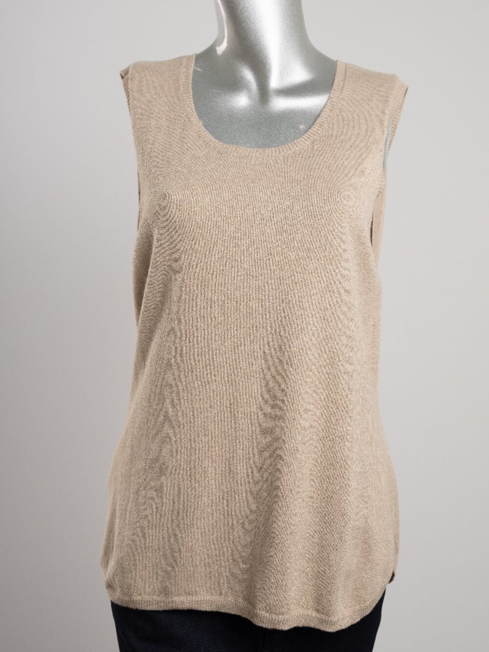 Sand Sleeveless Sweater